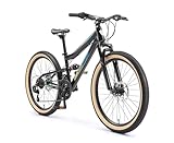 BIKESTAR Kinder Fahrrad Fully Mountainbike 21 Gang Shimano, Scheibenbremse ab 8...