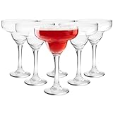Glasmark KROSNO 1992 Cocktailgläser Coctailschalen 6-teilig Margarita-Gläser...