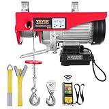 VEVOR elektrische Seilwinde 300kg bis 600kg Hubhöhe 12m Seilzug Motorwinde...