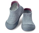 Dookeh Krabbelschuhe Baby (A3-Grau, 12-18 Monate, EU Size 20-21, Fabrikgröße...