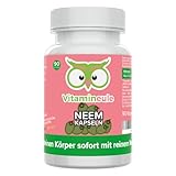 Neem Kapseln - hochdosiert - 400 mg 4:1 Extrakt - Qualität aus Deutschland -...