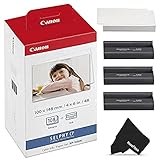 Canon 3115B001(AA) Druckerkartusche und Papier (100 x 148mm für Selphy CP...