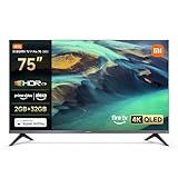 Xiaomi F Pro, 75 Zoll (190 cm), 4K UHD QLED, Smart TV, Fire TV, Triple Tuner...