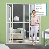 empasa Insektenschutz Doppelschiebetür 'XXL' Schiebetür Fliegengitter Tür,...