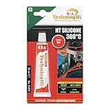 Rot Hochtemperatur Silikon selbstklebend Dichtmasse 20 ml hitzebeständig 300 'C...