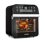 Klarstein AeroVital Cube - Heißluftfritteuse, Heißluftgarer, Airfryer ohne...