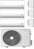 Diloc Frozen MultiSplit Klimaanlage, Inverter Trial Gas R32 Kompressor Sharp...