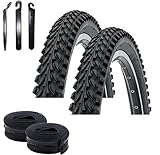 2 x Kenda K-898 26' MTB Fahrradreifen Fahrradmantel Schwarz 54-559 (26 x 2.10) +...