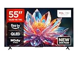 TCL 55T6C 55 Zoll QLED Fernseher, 4K UHD Fire TV, HDR10+, Dolby Vision & Atmos,...
