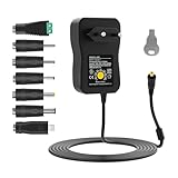 Universal Netzteil, Isisyu 40W AC zu DC 3V 4.5V 5V 6V 7.5V 9V 12V Adapter...