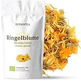Ringelblumentee Bio 100g | Bio Ringelbumenblüten ganz | Ringelblumen Blüte aud...
