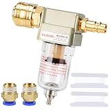 oumuik 1/4 Zoll Druckluftfilter Wasserabscheider Ölabscheider 1/4 BSP...