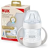 NUK Nature Sense Trinklernflasche | 6–18 Monate | 150 ml | Temperature...
