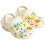 Pokemon Clogs Kinder Gartenschuhe mit Schuh Charms & Abnehmbarem Fleece-Futter -...