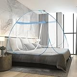mizikuu Moskitonetz Bett, Moskitonetz Pop Up Moskitozelt 180 * 200 * 150cm...