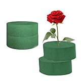 Altaroo 4 Stück Blumensteckschaum Runde, Steckschaum 10x4cm, 8x4cm, Steckschaum...