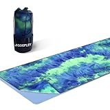 JIGOOPLEY Yoga Zubehör Damen Yoga-Handtuch rutschfest, Reise Yogamatte Faltbar...