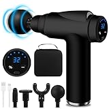 BUOAZR Massagepistole, Mini Muskel Massage Pistole mit 32 Geschwindigkeiten bis...