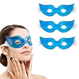 3 Stück Augenmaske Kühlend, Augen Gel Maske Set, Augen Kühlpads...