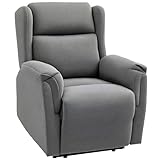 HOMCOM Relaxsessel, Fernsehsessel mit Liegefunktion, TV-Sessel mit...