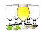 Glasmark Krosno Gläser-Set Für Bier 0,5 Liter Biergläser Pokal Gläser Für...