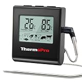 ThermoPro TP16 Fleischthermometer Grillthermometer digital Bratenthermometer...