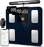 GE Körperfettwaage Smart Waage Personen: Digitale Waage mit Körperfett und...