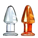 Tplkxurib 4cm Durchmesser Glas Analdildo Glasplug Hochwertig Kristall Analplug...