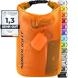 Nordlight Dry Bag 5L Wasserdichter Beutel - (Orange) Wasserdichter Packsack Mit...