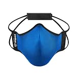 Livinguard- Fitness Mask|Verstellbar,Waschbar|Lyocell (Medium, Electric Blue)