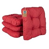 HLKauf 4 | 6 | 8er Set Sitzkissen 38x38x8 cm | weiche Kissen | Für Garten,...