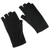 JIAHG Sommer Halbfinger Handschuhe Baumwolle Fahrradhandschuhe Kurz...