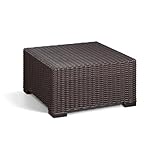 Allibert by Keter California Gartentisch aus Kunststoff, Beistelltisch für...