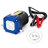 LEMOTO 12V 80W Dieselpumpe, Ölabsaugpumpe Elektrische Umfüllpumpe, Saugpumpe...