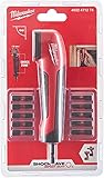 Milwaukee 4932471274 Shockwave Impact Duty Winkelaufsatz 11-teilig, Rot, 25 mm,...