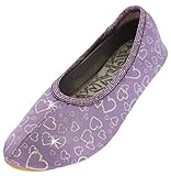 Beck Mädchen Deluxe Hausschuh, Violett, 27 EU