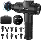 TAKRINK Massagepistole Massage Gun mit 30 Speed und 10 Massageköpfen Kabellose...