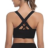 Leversic Sport BH Damen Push up, Sports Bra Ohne Bügel Sport BH Rückenfrei,...