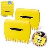 2 Paar Laubgreifer und Laubsammler, Robuster Rechen Laubbesen Laubharke-...