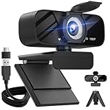 Gohero HD Webcam 1080P mit Mikrofon, Datenschutzabdeckung, Weitwinkelinsel,...