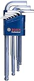 Bosch Professional 9tlg. Winkelschlüssel Set Hex (1.5 - 10.0mm)