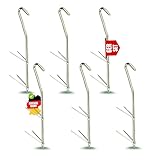 Zite Fishing Räucherhaken-Fisch Set V-Form - 6 Stück im Set - auch Fleisch,...