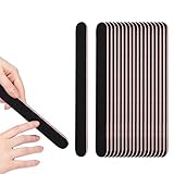Jaimela Doppelseitige Nagelfeilen[20 Stück], Profi Nagelfeile, 100/180...