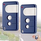 2 Stück Garagenöffner Handsender, Garagentor Ersatz Funkfernbedienung...