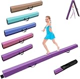 SportBob schwebebalken Kinder Schwebebalken klappbar Balken Gymnastik 240cm PU...