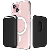 Sinjimoru Magnetic Wallet für Handy, Premium Vegan Leder Telefon Brieftasche...