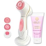 Lumineo Gesichtsreinigungsbürste mit Reinigungsgel, zur Poren- Peeling- und...