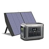 ALLPOWERS R1500 1152Wh Solargenerator mit 100W Solarpanel, 4 x 1800W AC...