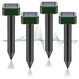 Ultraschall Maulwurfvertreiber für Mäuse, Maulwurfschreck für den Garten,...