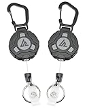 Acual Einziehbarer Schlüsselanhänger 2 Stück, 83cm Schlüsselanhänger...